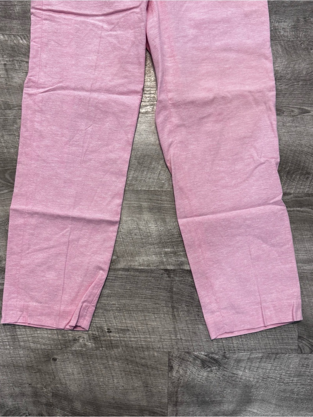J Crew Factory NWT Linen Blend Sailor Ankle Pant Light Pink Womens Sz. 2 - Picture 4 of 9